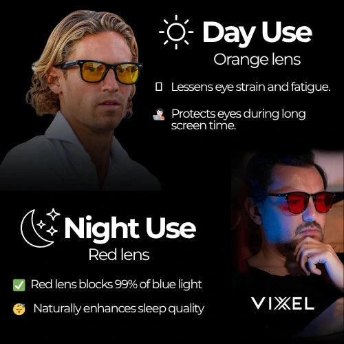Vixel Mode™ | Red Lens Blue Light Blocking Glasses