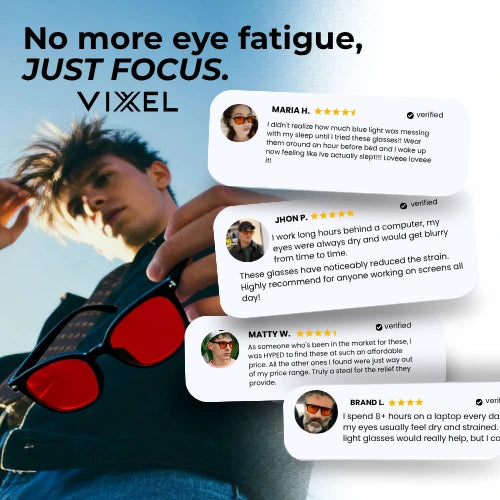 Vixel Mode™ | Red Lens Blue Light Blocking Glasses