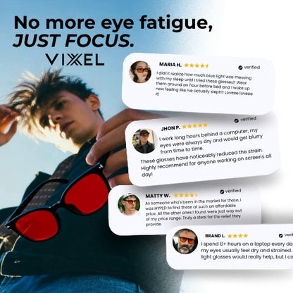 Vixel Mode™ | Red Lens Blue Light Blocking Glasses