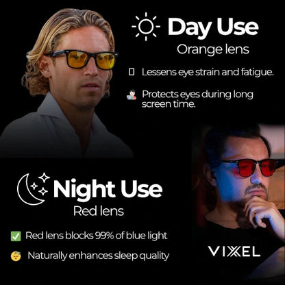 Vixel Mode™ | Red Lens Blue Light Blocking Glasses